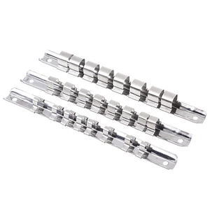 Giá đỡ ổ cắm BTF 1 4 3 8 1 2 với 8 kẹp trên đường sắt Dụng cụ sắp xếp lưu trữ