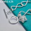 URMYLADY Bạc 925 Ngôi Sao Mặt Dây Chuyền Vòng Tay Nữ Tiệc Cưới Trang Sức Thời Trang