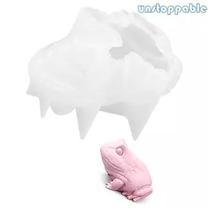 Unstop * Thực Tế Toads Khuôn Silicon Thạch Cao Trang Trí Khuôn An Toàn Có Thể Tái Sử Dụng Dụng Dụng Cụ Nhà Bếp Để Trang Trí Bánh Tiệc Ngày Lễ C