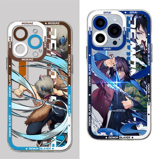 Ốp Lưng Cho Xiaomi Redmi 15C 13 12 13C 14C Note 13 14 Pro Plus Vỏ Anime Demon Slayer Kamado Tanjirou Rengoku Kyoujurou Tokitou Muichirou Kokushibo Họa Tiết Trong Suốt Trong Suốt