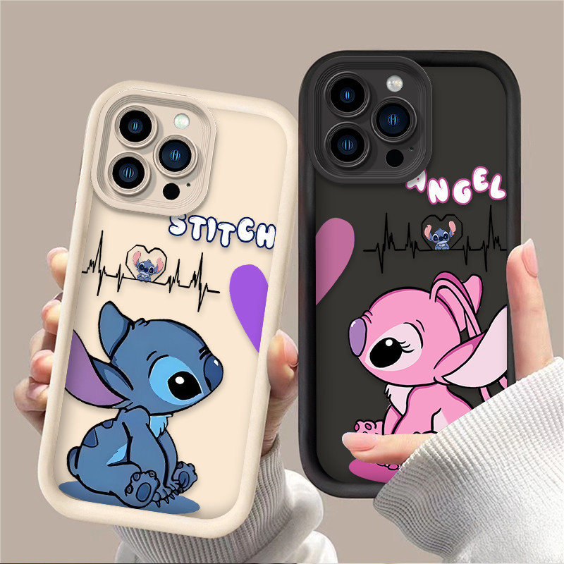 Dành Cho Honor 600 500 400 Smart Pro 600 Lite X9d X7d X8d X6d X5C Plus Sang Trọng Đáng Yêu Disney Stitch Vỏ Mềm Silicon Chống Sốc Vỏ Điện Thoại Lỏng