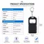 Đèn pin móc khóa PYCOU, Đèn làm việc Mini có thể sạc lại USB, Dụng cụ mở chai đa chức năng LED COB Đèn lồng khẩn cấp di động ngoài trời