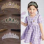 Cô Dâu Vương Miện Lớn Váy Cưới Phụ Kiện Pha Lê Vương Miện Sinh Nhật Mũ Đội Đầu 2JL3