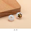 Sườn Xám Nút Giả Ngọc Kim Loại Receptacle Nút Retro Tang Phù Hợp Với Hanfu Nút Trang Trí Nhựa Ngọc Hạt Nút Phụ Kiện 6.7