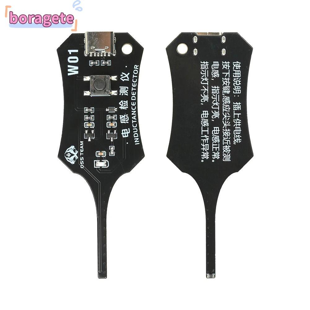 Máy kiểm tra cảm ứng BORAGETE, Giao diện Type-C Kiểm tra lỗi nhanh Máy kiểm tra cuộn dây bo mạch chủ, Chẩn đoán thành phần thông minh Công cụ dò cảm ứng phát hiện lỗi