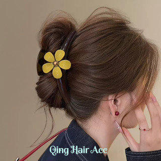 Phong Cách Hàn Quốc Chất Lượng Cao Acetate Hoa Lấy Kẹp Tính Khí Tất Cả Trận Đấu Kẹp Tóc Nửa Tie 2026 Phong Cách Mới Đầu Lưng Cá Mập Kẹp