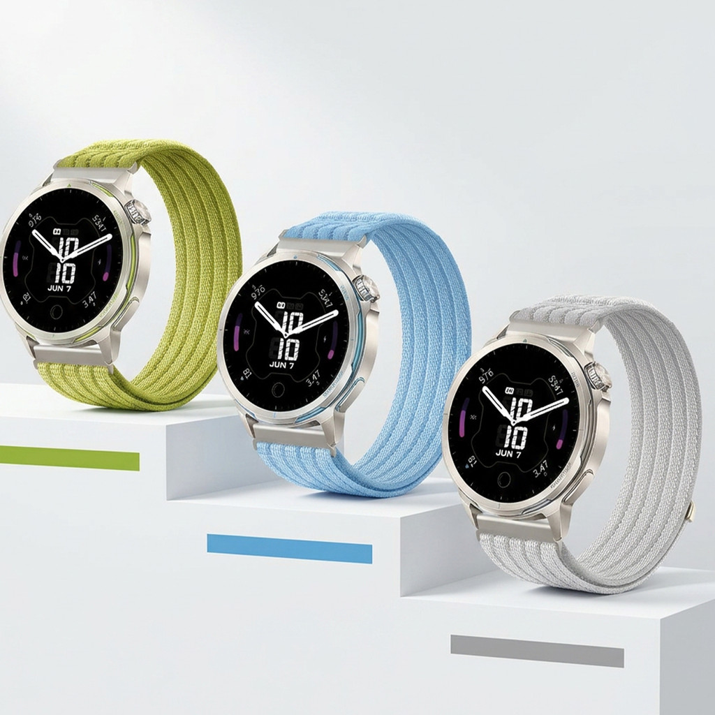 Dây đeo Nylon 18mm 20mm 22mm cho Huawei GT6 / 5 / 4 Pro 46mm có thể điều chỉnh dây đeo cho Samsung Galaxy Watch 7 6 5 4 40mm 44mm vòng tay