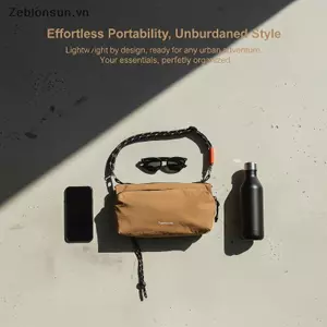 # HB # Unisex Outdoor Aquarius Bapa Túi đeo chéo có lưu trữ lúm đồng tiền để đi bộ đường dài và khám phá.