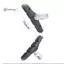 < WHPHous-t > Áo Phanh Xe Đạp Cao Su Đi Xe Đạp Một Phần Dụng Cụ MTB Đường Núi Xe Đạp Nhẹ Chữ V Má Giày Phụ Kiện Xe Đạp Đẹp