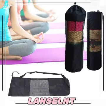 Túi Thảm Tập Yoga ILANSEL1, Gói Thảm Tập Yoga Lưới Co Giãn Cơ Bụng, Dây Đeo Có Thể Điều Chỉnh Thoáng Khí Chống Thấm Nước Túi Thể Thao Yoga Cho Pilates Tập Yoga Thảm Tập Yoga