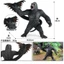 Trẻ em Mô phỏng rắn lớn rắn King Kong Mô hình động vật khủng long Orangutan Python Đồ chơi quái vật Đồ trang trí chiều cao 16cm