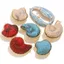 IFASIN Ocean Shell Charms, Kích thước lớn Phong cách bãi biển Conch Charms, Chủ đề đại dương thời trang Thép không gỉ DIY Vòng cổ quyến rũ Dự án DIY