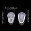 XUAN 5 Cặp Kính Mắt Đẩy Trong Phòng Không Khí Silicon Miếng Lót Mũi Silicon Siêu Mềm Miếng Lót Mũi Cho Kính Mắt Quang Học VN