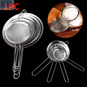 Đường kính JVSUB 7 / 8 / 10 / 12 / 14 / 16 / 18 / 20 / 22cm Máy lọc bột Lưới Dụng cụ lọc trà bằng thép không gỉ