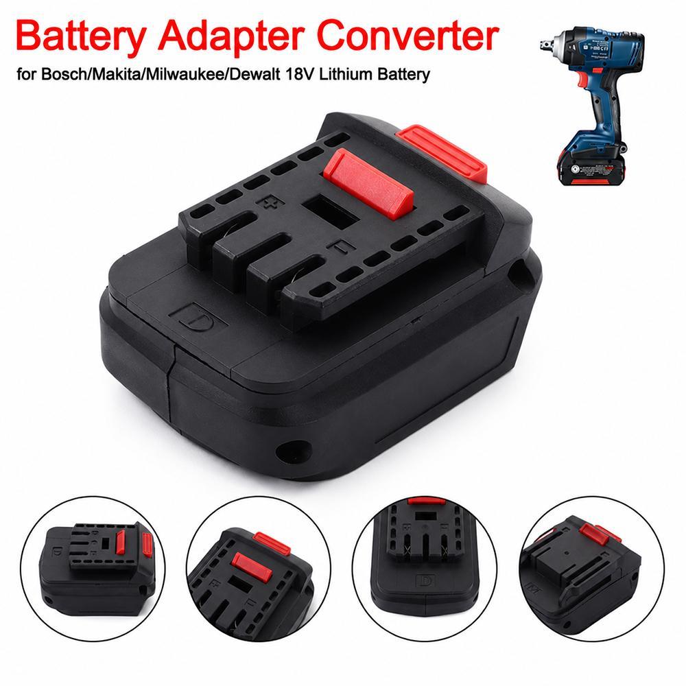 Bộ chuyển đổi pin Lithium 18V 2 trong 1 cho Makita, đế nhựa