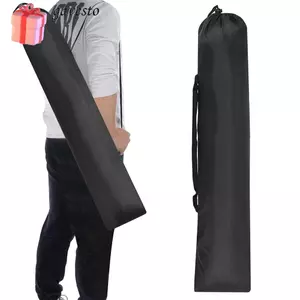 Túi ba chân GAVESTO, Túi đứng đèn Studio chống mài mòn bằng vải, có dây đeo vai Camera có thể gập lại