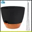 Chậu trồng cây treo lớn, 10 Inch cho cây trong nhà / ngoài trời, Móc treo chậu cây tự tưới cây