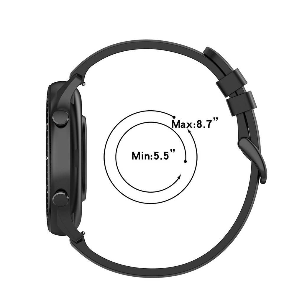 Dây đeo silicon + ốp lưng cho Garmin Forerunner 165 mềm thể thao thoáng khí nắp rỗng