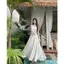 Niche Thiết kế ren không đều Váy Vest Satin mùa hè Bộ đồ hai mảnh thời trang phong cách mới