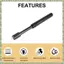9 Inch Hợp Kim Nhôm Bi-a Bể Cue Kính Thiên Văn Có Thể Điều Chỉnh Snooker Cue Nối Dài