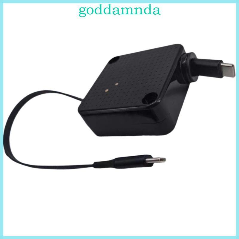 GODD Một Tay Hoạt Động Cáp Co Giãn Loại C 100W Sạc Nhanh Mịn Nối Dài Cuộn Tự Động