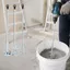 Mái chèo trộn DONOVANQQ, Máy khuấy sơn trộn hiệu quả bền bỉ, Ba đầu và sáu chân 400mm Không có điểm mù Chống uốn Máy trộn mái chèo Lớp phủ sơn