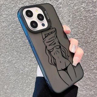 Ốp Điện Thoại Hoạt Hình Hoạt Hình Linh Hoạt Mỏng Dòng Làm Đẹp Thích Hợp Cho iPhone 12promax 12 13 14 15 Pro max 16promax 17promax xr xs 17 16 pro 11pro Ốp Bảo Vệ Chống Sốc