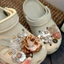 Cô Gái Retro Cao Cấp Lỗ Giày Phụ Kiện Vỡ Kim Cương Bướm Đính Hạt Hoa Công Nghiệp Nặng Trang Trí Khóa Giày Hoa