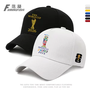 Chất lượng cao US Canada và Mexico World Cap Cup Người hâm mộ bóng đá WorldCup Cổ vũ Mũ bóng chày nam 0521