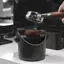 Hộp đựng cà phê thấm nước TRTR Hộp Kno chống trượt Espresso Thùng đựng cà phê cho mặt đất có thanh Kno có thể tháo rời Thùng đựng cà phê xay rác VN