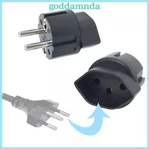 GODD Thụy Sĩ sang Châu Âu Cắm Adapter Ổ Cắm Điện Kết Nối Du Lịch 250V Adapter Ổ Cắm