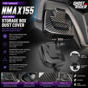 CHO YAMAHA NMAX155 2025 Hộp Găng Tay Xe Máy Vỏ Bụi Hộp Bảo Quản Bảo Vệ Mưa Hộp Dụng Cụ Phụ Kiện