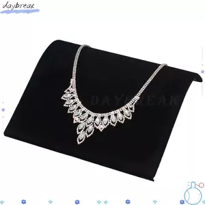 DAYBREAK Vòng Cổ Dễ Trưng Bày, Giá Bộ Sưu Tập Trang Sức Thời Trang Hình Chữ S, Lưu Trữ Nhung Trang Sức Mặt Dây Chuyền Tổ Chức Vòng Cổ Bông Tai Nhẫn Mặt Dây Chuyền