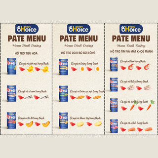 Pate Cho Mèo HAPPY CHOICE Lon 400g - 100% Thịt Thật, Hỗ Trợ Tiêu Hóa & Đào Thải Búi Lông