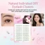 Lông mi dưới thực tế C Curl Sợi tổng hợp chống thấm nước 5-7mm Nhìn tự nhiên