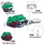 Cheenm Outdoor Luya ếch sấm tầm xa 2.5cm / 3g ếch mini hit phần mềm cóc ếch móc đôi tiếng ồn sequin VN