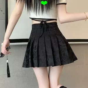 Váy Jacquard có sẵn dành cho nữ Tất cả các trận đấu lưng cao ôm hơn Nhìn chống chói chữ a Ple