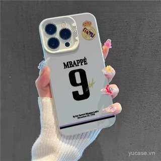 Ốp điện thoại mới No. 9 Số hỗ trợ bóng đá Thích hợp cho iPhone 17promax 16promax 17 16 15 14 promax 13promax 13 12 11 pro max 16pro 15pro Ốp bảo vệ chống sốc