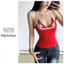 Milyfashion In Chữ Dây Cổ Sling Phong Cách Mới Ngọt Ngào Mát Slim-fit Ôm Hơn Nhìn Nhìn Nhìn Tất Cả Trận Đấu Ngắn Top U64A