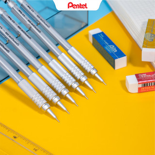 Bút chì kim Pentel Graphgear PG 500 bút chì cơ kim loại cao cấp, chuẩn nét kỹ thuật