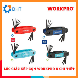 Bộ Lục Giác, Hoa Thị Xếp Nhiều Chi Tiết Bằng Thép CR-V WORKPRO WP222028 WP222030 WP222032 WP222033