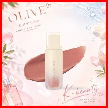 [milktouch] Spread Fit Blur Tint 01 Custard Peach 4g/ Son Tint Hàn Quốc/ Blur Finish/ Chính hãng của Olive hàn quốc