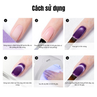 Miss Gooey Sơn gel móng tay dạng gel hiệu ứng mắt mèo trong suốt lấp lánh như băng được pha chế đặc biệt cho năm 2026 với màu sắc trong suốt như băng làm sáng móng và tạo kiểu mắt mèo đa năng
