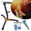 Toyuvn Sax Đứng Saxophone Giá Đỡ Giá Di Động Có Thể Điều Chỉnh Dây Đeo Cổ Chống Mòn Chống Rỉ Sét Cho Alto Saxophone