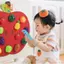 CANAMEK Bộ trái cây giả nỉ 1 bộ đồ chơi nhà bếp cho bé, treo tường, phát triển kỹ năng vận động tinh, đồ chơi giáo dục sớm CSF