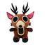 < Pluscloth > 99 Nights Forest Horror Cat Plush Toy – Động vật nhồi bông mềm mắt trắng Móng vuốt sắc nét đáng sợ Trang trí sưu tập dễ thương dành cho người hâm mộ kinh dị và những người yêu thích Halloween Đồ chơi sang trọng
