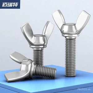 Thép không gỉ 304 / 316 Bướm Vít Tay Vít Móng Vuốt Bu Lông 201 Bướm Loại Thỏi Vít M3M4M5M6M8 EHTH