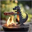 Hot Dog Grill Hot Dog Xúc Xích Đứng Ngộ nghĩnh Sáng Tạo Kim Loại Nướng Phụ Kiện Cho Ngày Lễ Sân Sau Sự Kiện mueadsyvn