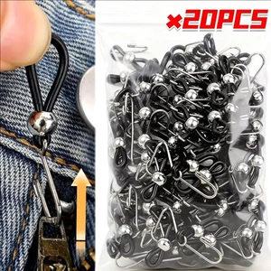 5 / 10 / 20 CHIẾC - Ngăn Rơi Quần Jean Dây Kéo Khóa Kéo Có Thể Điều Chỉnh Kẹp Tránh Quần Dây Kéo Trượt Co Giãn Khóa Quần Tiện Lợi Dây Buộc