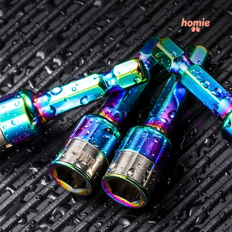 ✨Homie✨Ổ cắm tuốc nơ vít không khí không từ tính phổ thông 8mm Độ cứng cao Chuôi lục giác màu